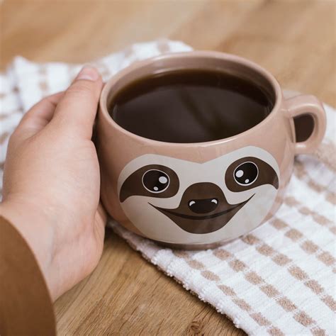 sloth coffee mug